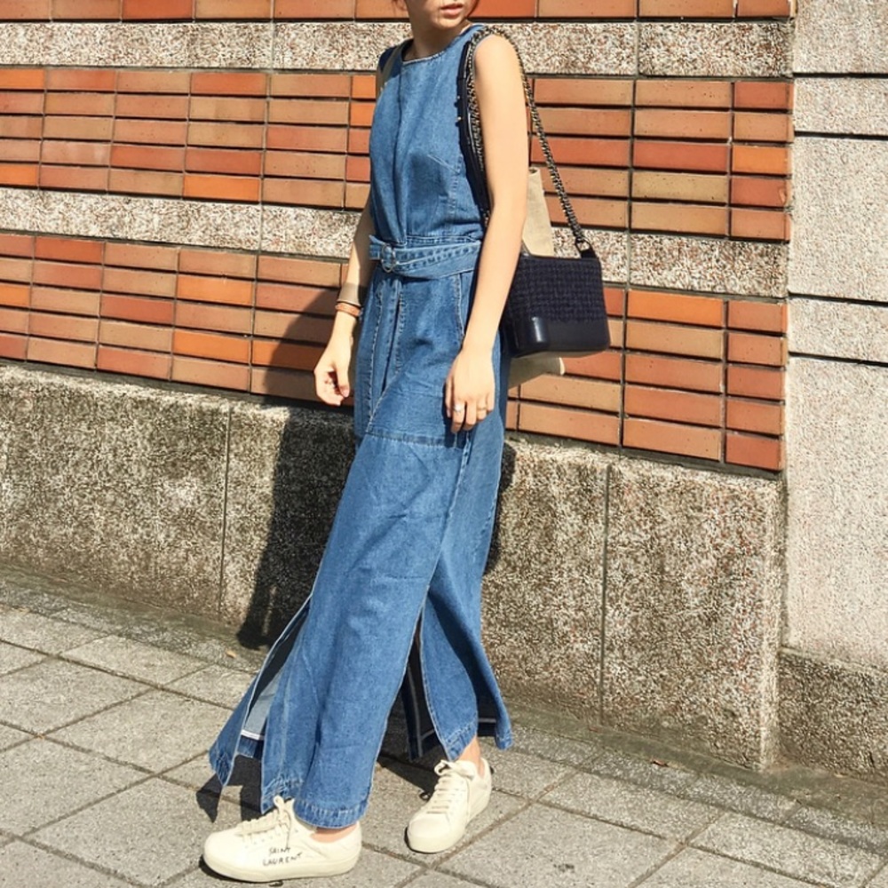 Denim Maxi Dress